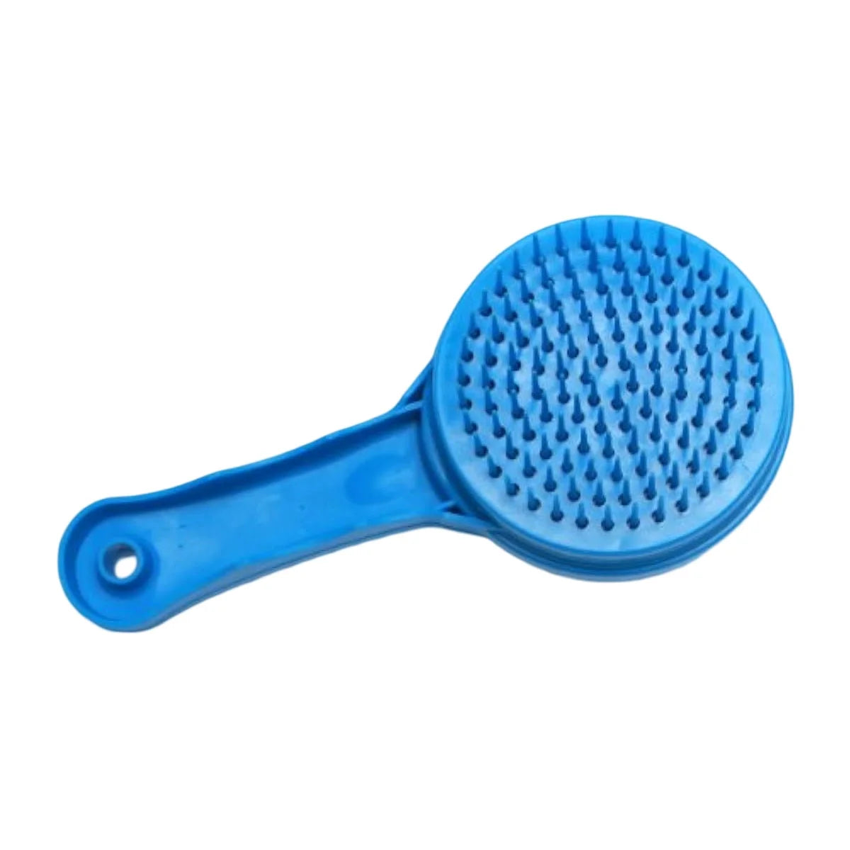Self Cleaning Pet Brush with Rotating Head to Easily Twist and Raise Bristles to Groom, and Lower to Clean Pet Cat Dog Hair