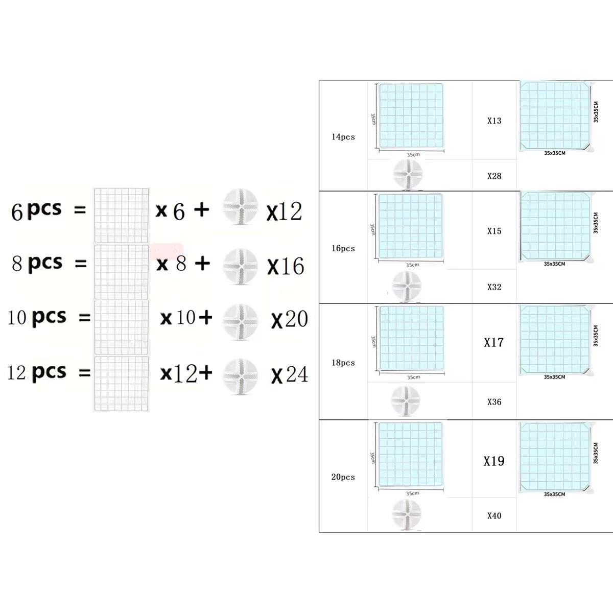 White Pet Fence DIY Iron Mesh Can Be Freely Combined Cat Cage Dog Cage Hamster Cage Rabbit Cage